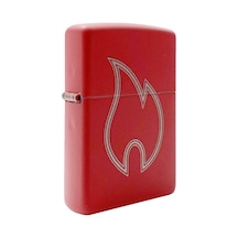 Zippo Red Flame Dizayn Çakmak Kırmızı