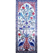 Armada Çini 40X100 Cm Ed 705 Iki Sülünlü El Dekoru Çini Pano