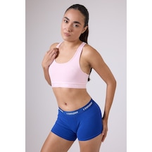 Racer Crop Top Racer Back Crop Top-3'li Avantaj Paketi-3399 Pembe