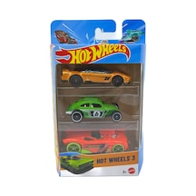 Hot Wheels 3'lü Araba Seti - Set 12 Çok Renkli