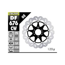 Honda Goldwıng Gl 1800 Ön Fren Diski 296 Mm 2001-2005 Galfer Dalgalı Hareketli Alüminyum Disk