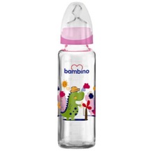 Bambino Blister B014 Cam Biberon 225 ML Pembe