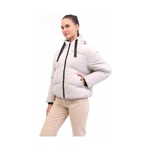 Lumberjack Wl 2nora 5pr Gri Kadın Kısa Kaban 102028716 Ekru