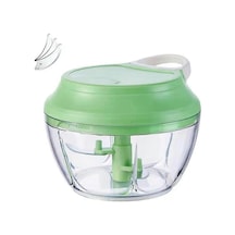 Manuel Sarımsak Doğrayıcı Soğan Öğütücü, Taşınabilir Hızlı Kesici Mini Çekme İpli Gıda İşlemcisi Sebzeler, Meyveler, Domates, Zencefil, Fındıklar İçin Kıyma Makinesi Siyah