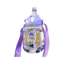 Büyük Kapasiteli Plastik Su Bardağı, Net Kırmızı Göbekli Tasarım, Kız Öğrenciler İçin Portatif Su Matarası, Çocuklar İçin Pipetli İçecek Kabı, Pratik Seyahat Bardağı, Dayanıklı Ve Hafif Yeşil