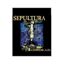 Zepplin Giyim Sepultura Chaos A.d. Siyah Büyük Sırt Patch Yama