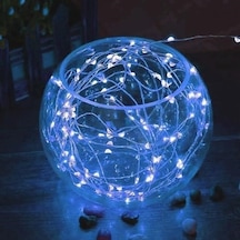 Pilli 5 Metre Dekoratif Peri Led Beyaz Aydınlatma Süsleme Lambası Diğer