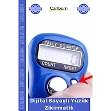 Zikirmatik Parmak Tipi Dijital Tesbih Sayacı 99999 Pil Tasarruflu Uyku Modlu Yüzük Zikirmatik