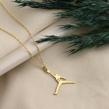 Dkmn Gümüş Air Jordan Kadın Sembol Kolye (Özelleştirilebilir) Kadın Gümüş Kolye