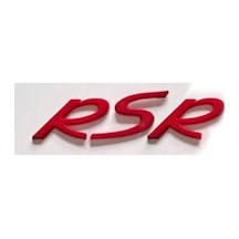 Porsche Uyumlu Yazı Rsr 2.5 12 Cm Kırmızı