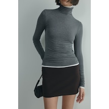 Suud Collection Kahverengi Faye Mini Etek Kahve