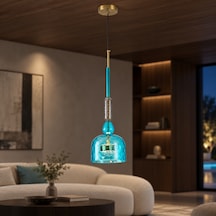 Novarıs 12w Modern Tekli Led Avize - Salon Ve Mutfak Aydınlatma Çok Renkli