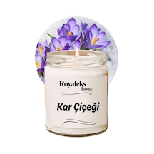 Doğal Özel Seri Kokulu Dekoratif Kavanoz Mum 210 Cc - Kar Çiçeği - Ryl Çok Renkli