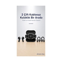 Osm-ne11 2 Çift Kablosuz Bluetooth 5.4 Kulaklık Klasik Ve Kulak Kancalı Siyah - 904091696