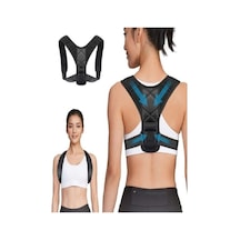 Yeni Model Kamburluk Önleyici Omuz Dik Duruş Korsesi Unisex Deri Desenli Kemerli