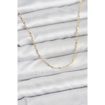 Cm 14k Gold Renk Gemici Zincir Model 60 Cm Kadın Kolye - Lisinya Altın
