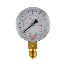 Simga 0-250 Bar Çap Ø52 MM ALTtan Bağlantılı Kuru Tip Manometre