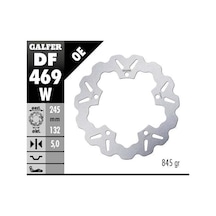 Yamaha Tracer 9 Arka Fren Diski 245 Mm 2021 Sonrası Galfer Dalgalı Hareketli Aluminyum Disk
