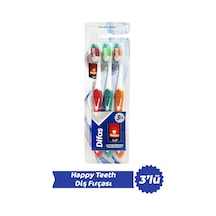 Happy Teeth Diş Fırçası Orta Sert 3'lü