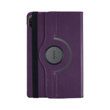 Pad X8a Kılıf 360 Tablet Deri Kılıf - Mürdüm Arka Kapak