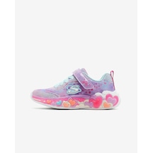 Skechers Eternal Heart Lıghts Büyük Kız Çocuk Mor Işıklı Spor Ayakkabı 302696l Lvmt Mor