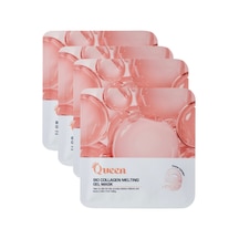 Bio Collagen Melting Gel Mask Kolajen & Hyaluronik Asit Nemlendirici Yüz Maskesi 4'lü Paket