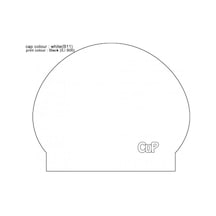 Finis Cup Latex Yüzme Bonesi Beyaz Çok Renkli