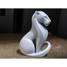 Hediyelik Aslan Figürü 15 Cm Doğal Malzemeli Modern Ev Ofis Masa Dekoru