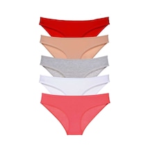 Alray 5 Adet Süper Eko Set Likralı Kadın Slip Külot 525 Çok Renkli Alray 5 Adet Süper Eko Set Likralı Kadın Slip Külot 525 Çok Renkli