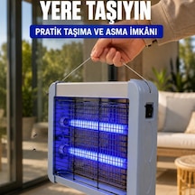 12w Elektrikli Sinek Öldürücü Çift Uv Işıklı Asılabilir Böcek Öldürücü Lamba