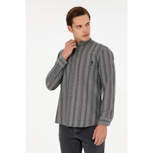 U.s. Polo Assn. Erkek Gri Gömlek Desenli 50293467-vr024 Gri