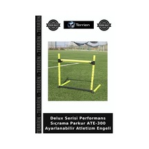 Delux Serisi Performans Sıçrama Parkur Ate-300 Ayarlanabilir Atletizm Engeli Çok Renkli