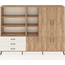 Arges Dolap 11 Raflı 3 Çekmeceli 5 Kapaklı 220x30x163 Çam-çam/ayt Çam-çam/aytaşı Arges Dolap 11 Raflı 3 Çekmeceli 5 Kapaklı 220x30x163 Çam-çam/ayt Çam-çam/aytaşı