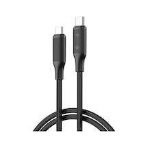 Xo 60w Hızlı Şarj Kablosu Type-c Nb-q265b 1 Metre Veri Transferi Silikon Tasarım, Kırılmaya Karşı Dayanıklı Kablo Siyah