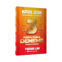 Yediiklim 2026 Kpss Ortaöğretim Ön Lisans Genel Yetenek Genel Kültür Tamamı Çözümlü 3 Yıldız Fasikül Deneme
