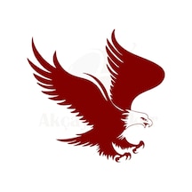 Kartal Tasarım Oto Sticker Kırmızı 20 20 Cm