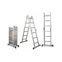 Beykon 12 Basamaklı 1,6 MM Kalınlık 3.50 M Katlanır Çok Amaçlı Merdiven - ELIT 43