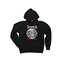 Dismember Complete Demos Siyah Kapşonlu Sweatshirt Hoodie Siyah