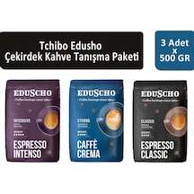 Tchibo Eduscho Çekirdek Kahve Tanışma Paketi 500 Gr X 3 Adet Çekirdek