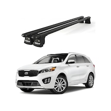 Trio-ıı Kia Sorento 2015 Ve Sonrası Uyumlu Siyah Kilitli Ara Atkı 135cm Port Bagaj Tavan Barı