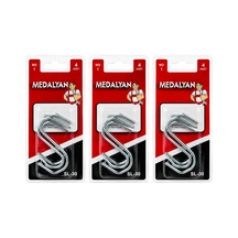 48 Adet No-1 - Küçük S Kanca 12x4pcs 5570 Çok Renkli