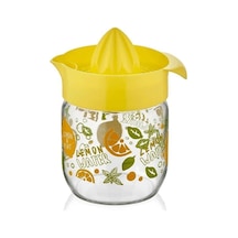 Limon Sıkacağı Cam Sıkacak 415 Ml, Bpa İçermez Narenciye Sıkacağı Sarı
