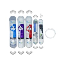 Pws Kapalı Kasa Su Arıtma Cihazlarına Std 5li Mebransız Şeffaf Mineral+gümüş İyonlu Tatlandırıcı Set