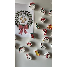 Yılbaşı Özel Dolap Süsü/magnet 6lı