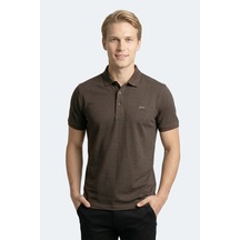Slazenger Zany Erkek Polo Yaka Kahve Tişört Kahverengi