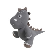 Dino Peluş Oyuncak Gri 40 Cm Açık Bej