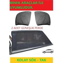 2 Adet Oto Yan Cam Perdesi Güneşliği Araba Cam Filmi Örtüsü Anne Bebek Emzirme Kılıfı Araç Güneşlik