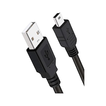 Primex Px-5p15 1.5 Metre 5 Pin Usb Kablo, Mini Usb Kablo, Usb Am/mini 5pin Kablo, Ps3 Kol Şarj Kablosu