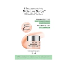 Dolgun Ve Işıltılı Bir Cilt İçin Moisture Surge 100 Saat Etkili Nemlendirici Yüz Kremi 15 Ml