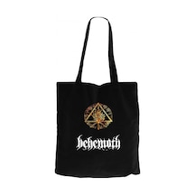 Behemoth Fire Siyah Kanvas Bez Çanta Siyah